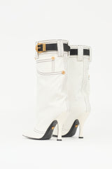 Versace Denim Medusa Boot