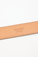 Versace Embossed Leather Belt