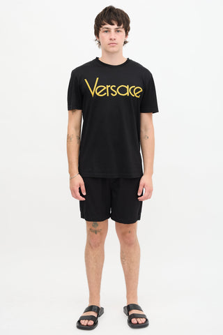 Versace Embroidered Logo T-Shirt