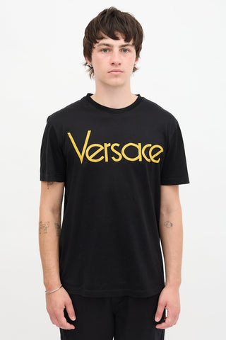Versace Embroidered Logo T-Shirt