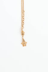 Versace Medusa Faux Pearl Necklace