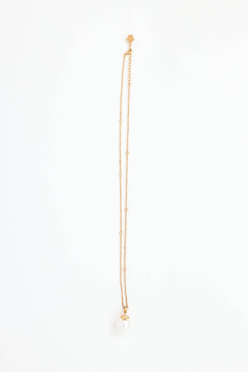 Versace Medusa Faux Pearl Necklace