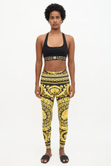Versace Greca Border Sports Bra Top