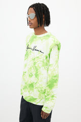 Versace Green & White Padded Logo Sweatshirt