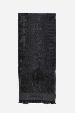 Versace Medusa & Greca Scarf