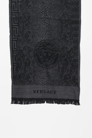 Versace Medusa & Greca Scarf
