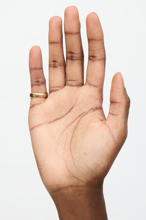 Versace Guilloche Medusa Ring