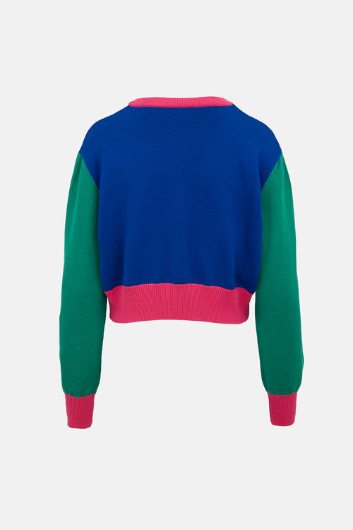 Versace Jeans Couture Colourblock Cardigan