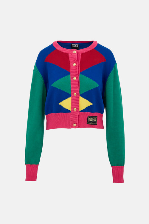 Versace Jeans Couture Colourblock Cardigan