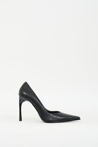 Versace Jeans Couture Black Leather Sadie Pump