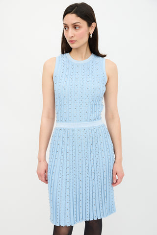 Versace Knit Embellished Dress