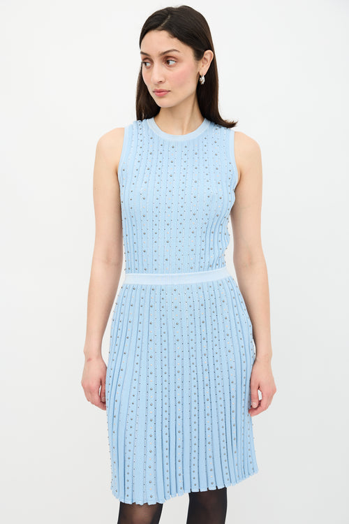 Versace Knit Embellished Dress