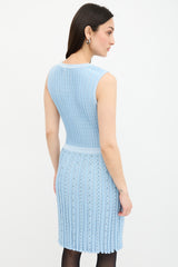Versace Knit Embellished Dress