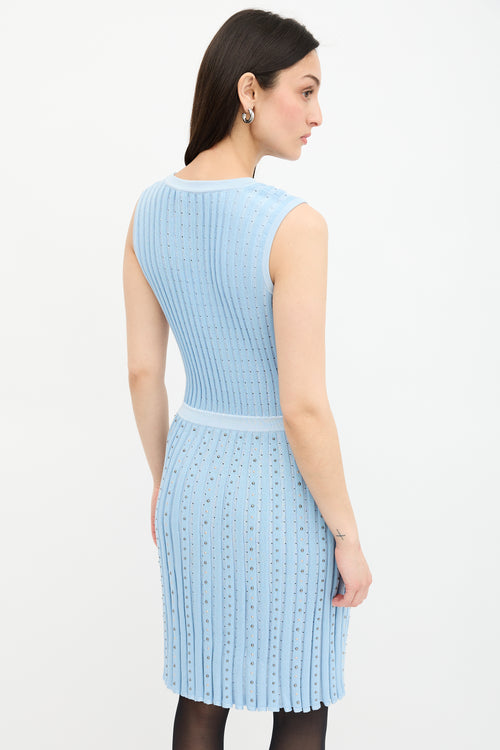 Versace Knit Embellished Dress