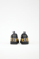 Versace Leather Barocco Printed Low Sneaker