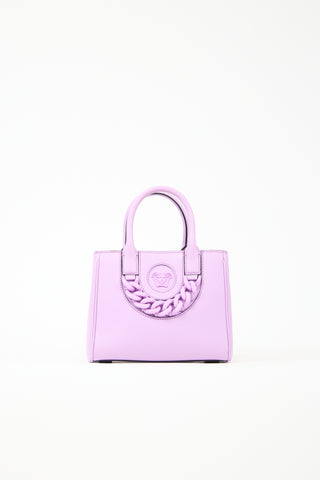 Versace Leather La Medusa Chain Bag