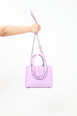 Versace Leather La Medusa Chain Bag