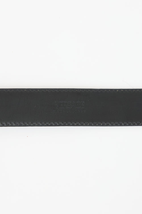 Versace Leather Medusa Belt