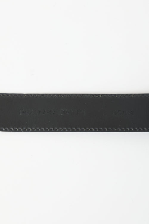 Versace Leather Medusa Belt