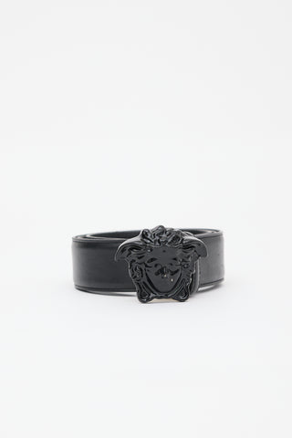 Versace Leather Medusa Belt