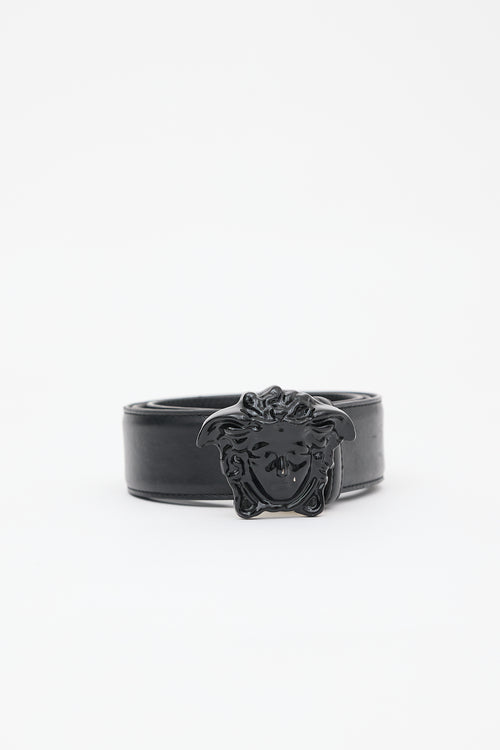 Versace Leather Medusa Belt