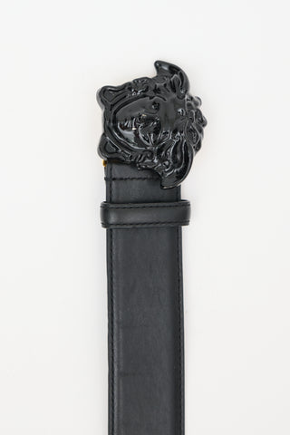 Versace Leather Medusa Belt