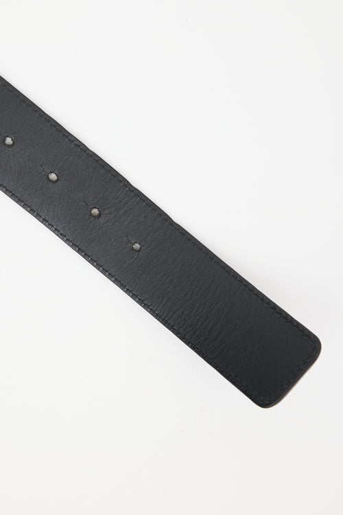 Versace Leather Medusa Belt