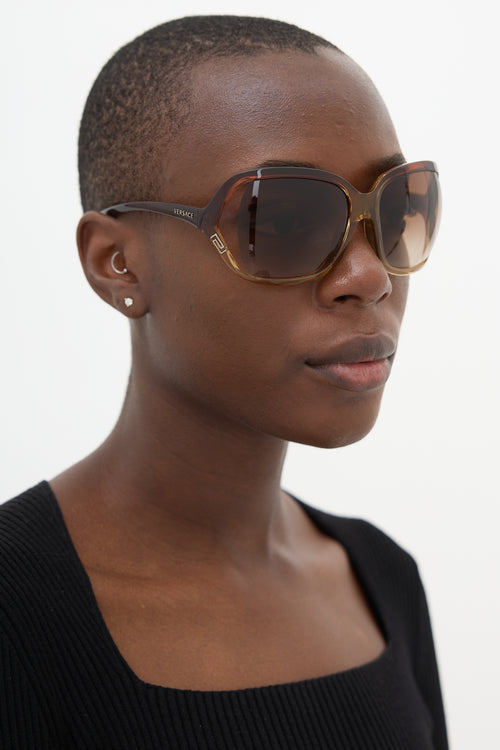 Versace MOD 4114 Round Sunglasses
