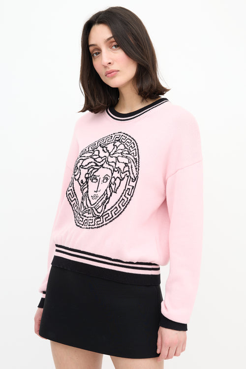 Versace Medusa Intarsia Sweater