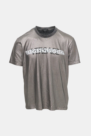 Versace Metallic Mitchel Logo T-Shirt