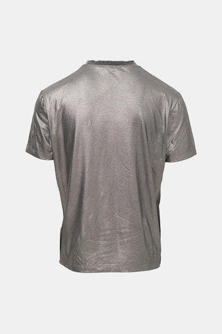 Versace Metallic Mitchel Logo T-Shirt