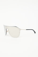 Versace 2180 Mirrored Shield Sunglasses
