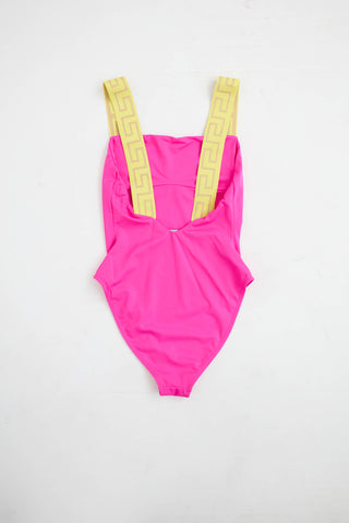 Versace Greca Border One Piece Swimsuit