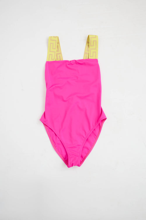 Versace Greca Border One Piece Swimsuit