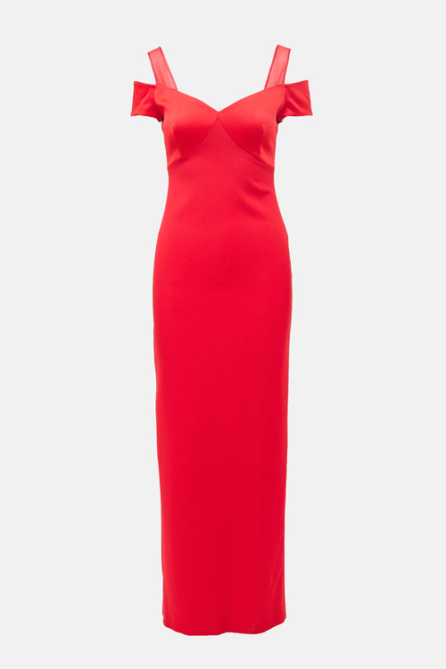 Versace Off Shoulder Dress