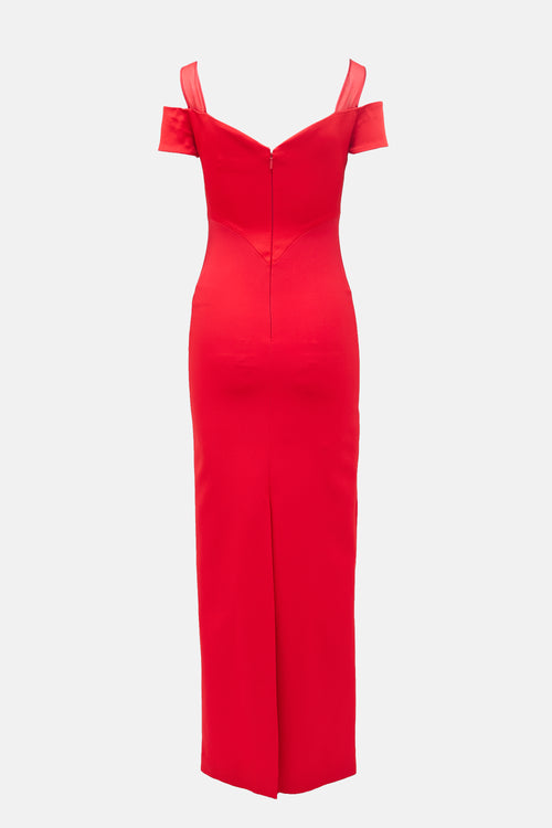 Versace Off Shoulder Dress