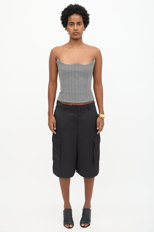 Versace Patterned Corset Top