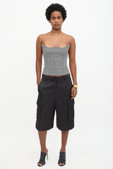 Versace Patterned Corset Top