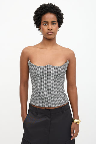 Versace Patterned Corset Top