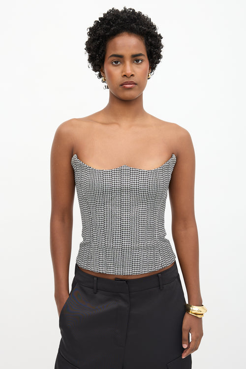 Versace Patterned Corset Top