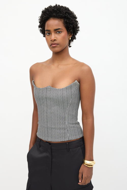 Versace Patterned Corset Top