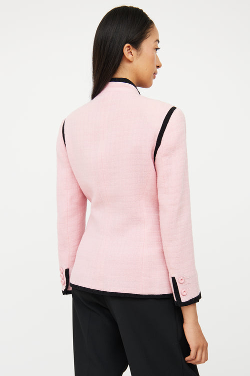 Versus Pink & Black Zip Jacket