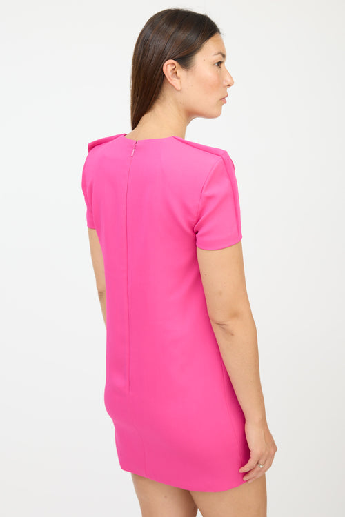 Versace Pink Darted Dress