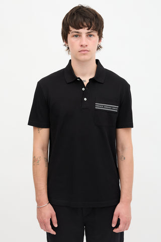 Versace Piqué Taylor Fit Polo