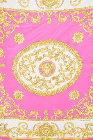 Pink & Gold Barocco Scarf