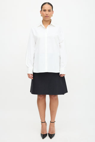 Versace Poplin Side Vent Shirt