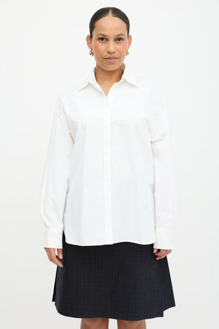 Versace Poplin Side Vent Shirt