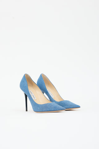 Jimmy Choo Textured Leather Abel Pump