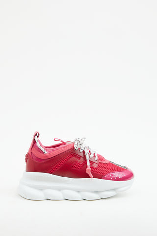 Versace Chain Reaction Red Sneaker