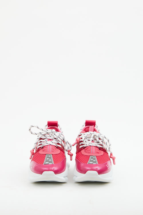 Versace Chain Reaction Red Sneaker